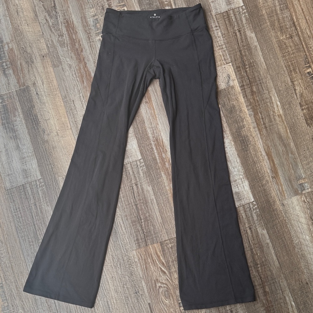 Athleta Black Flare Yoga Pants Tall